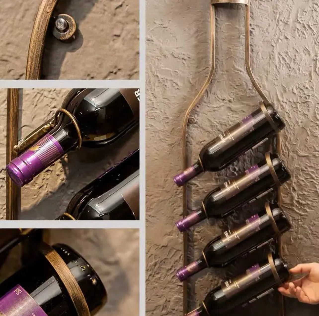 ROWER™ - Design wall bottle holder